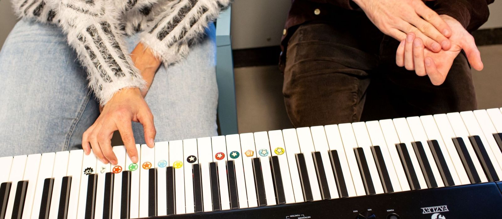 Muziektherapie met een cliënt