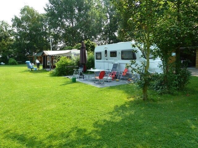 caravan op camping Het Groene Hart