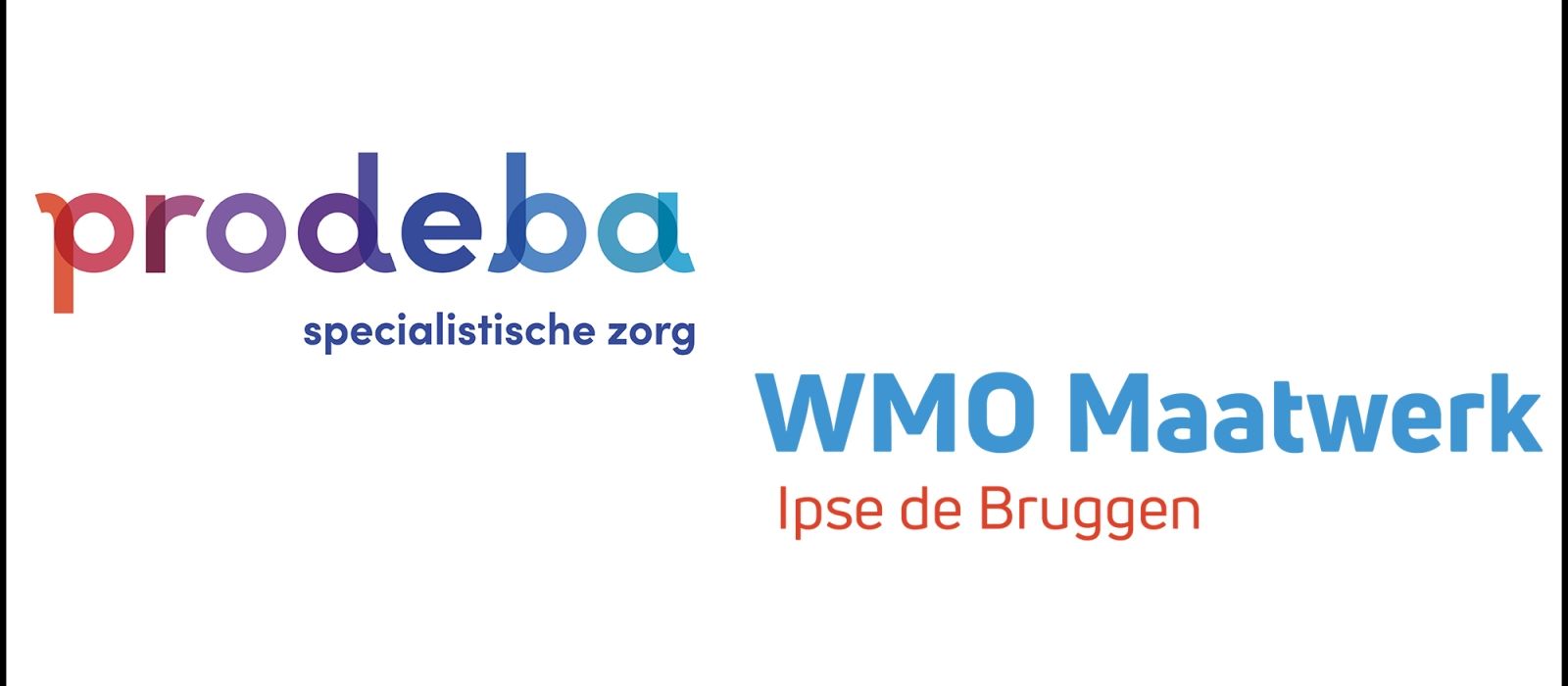 de logo's van Prodeba en WMO Maatwerk