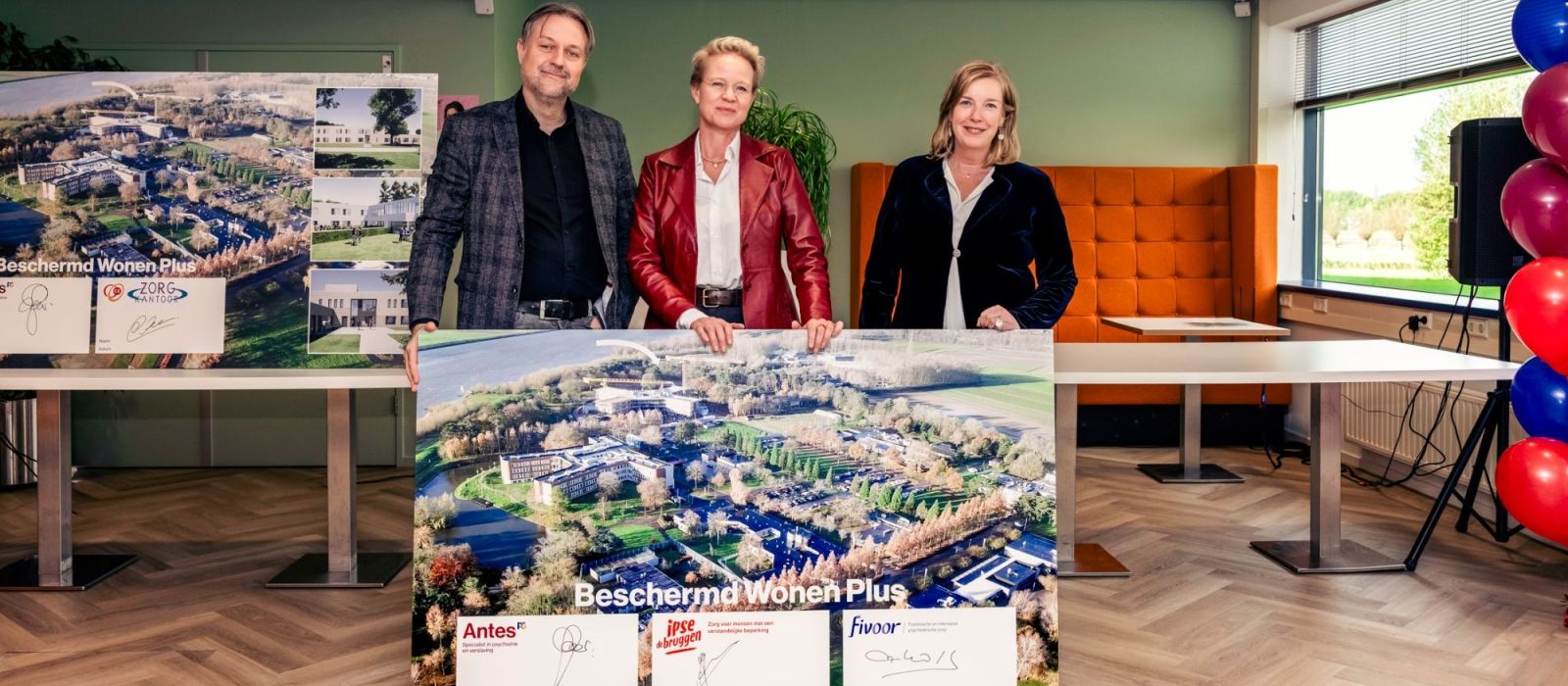 Antes, Ipse de Bruggen en Fivoor slaan de handen ineen voor de ontwikkeling van een Beschermd Wonen Plus (BW+) voorziening.