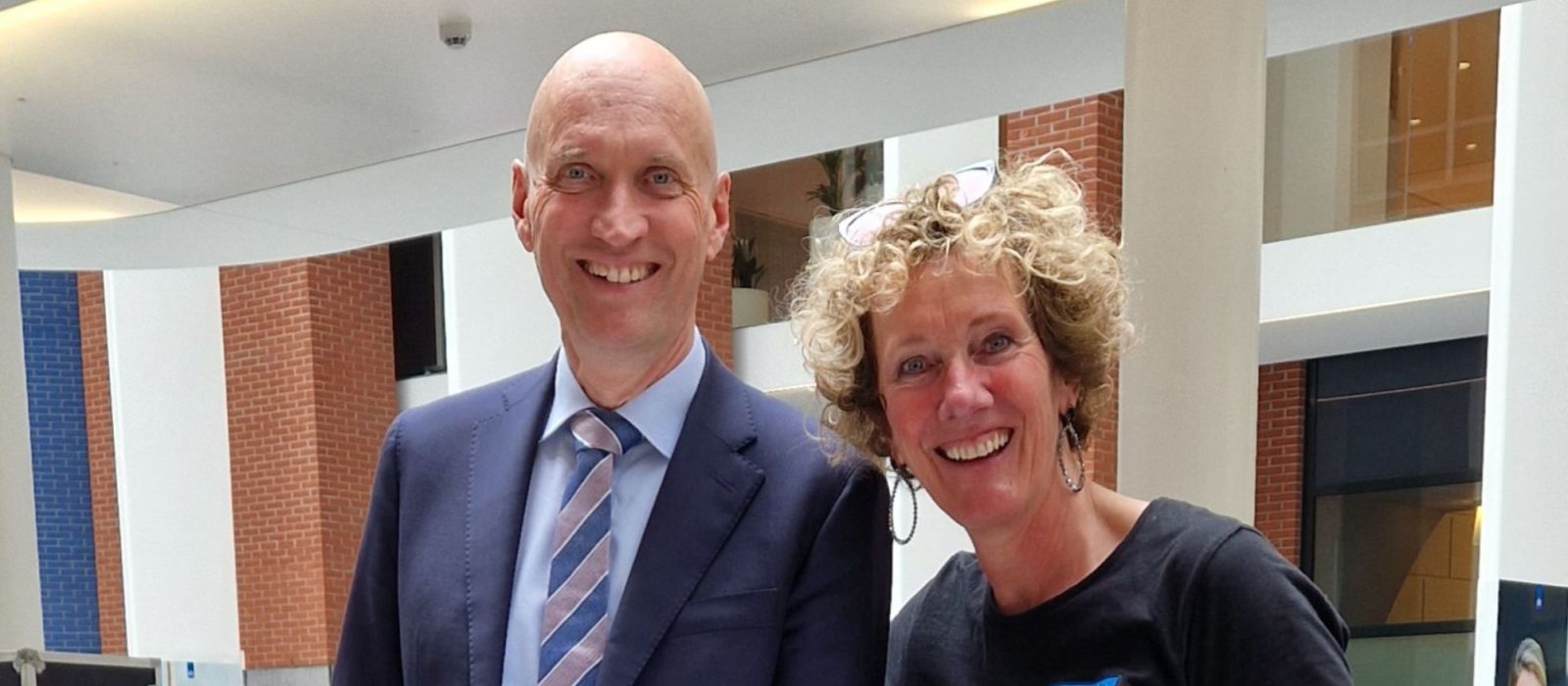 Lyan Verburg samen met Ernst Kuipers