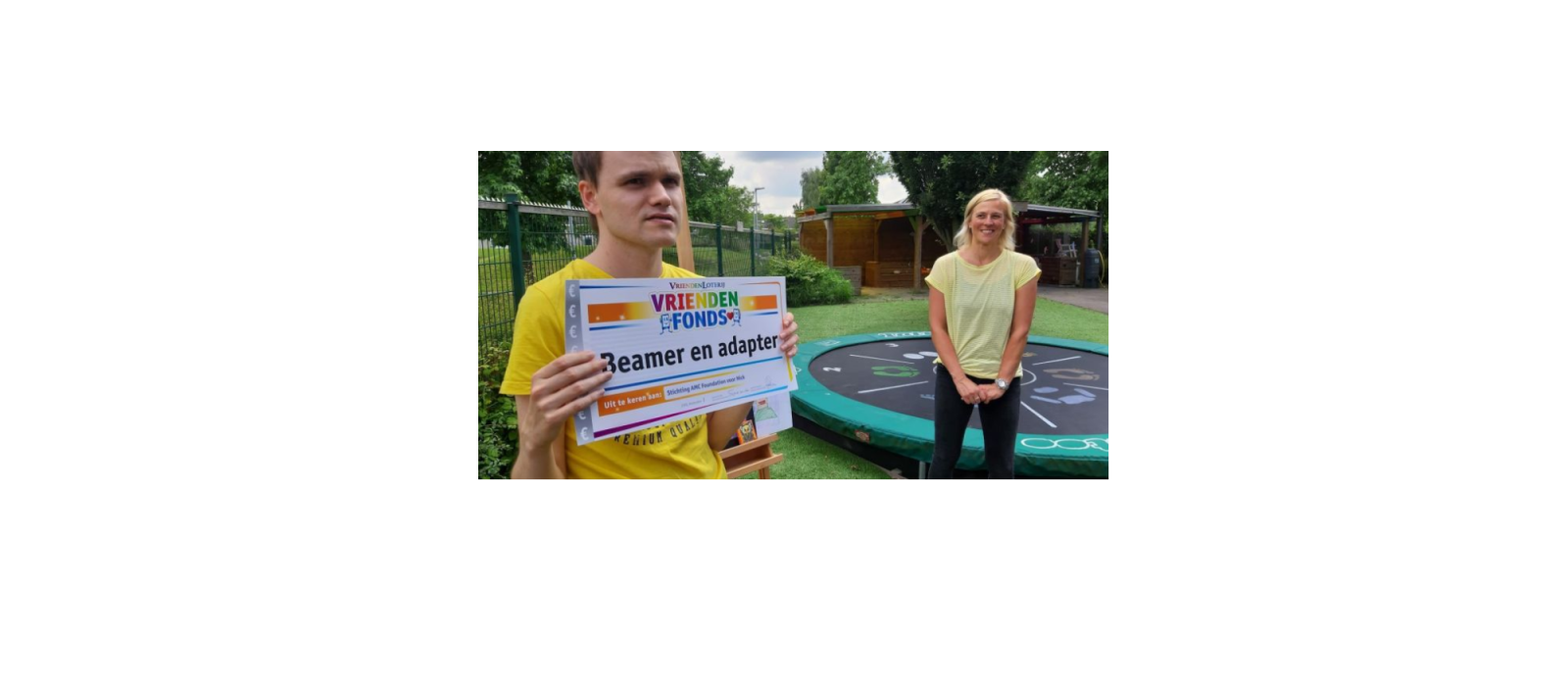 Nick met zijn prijs