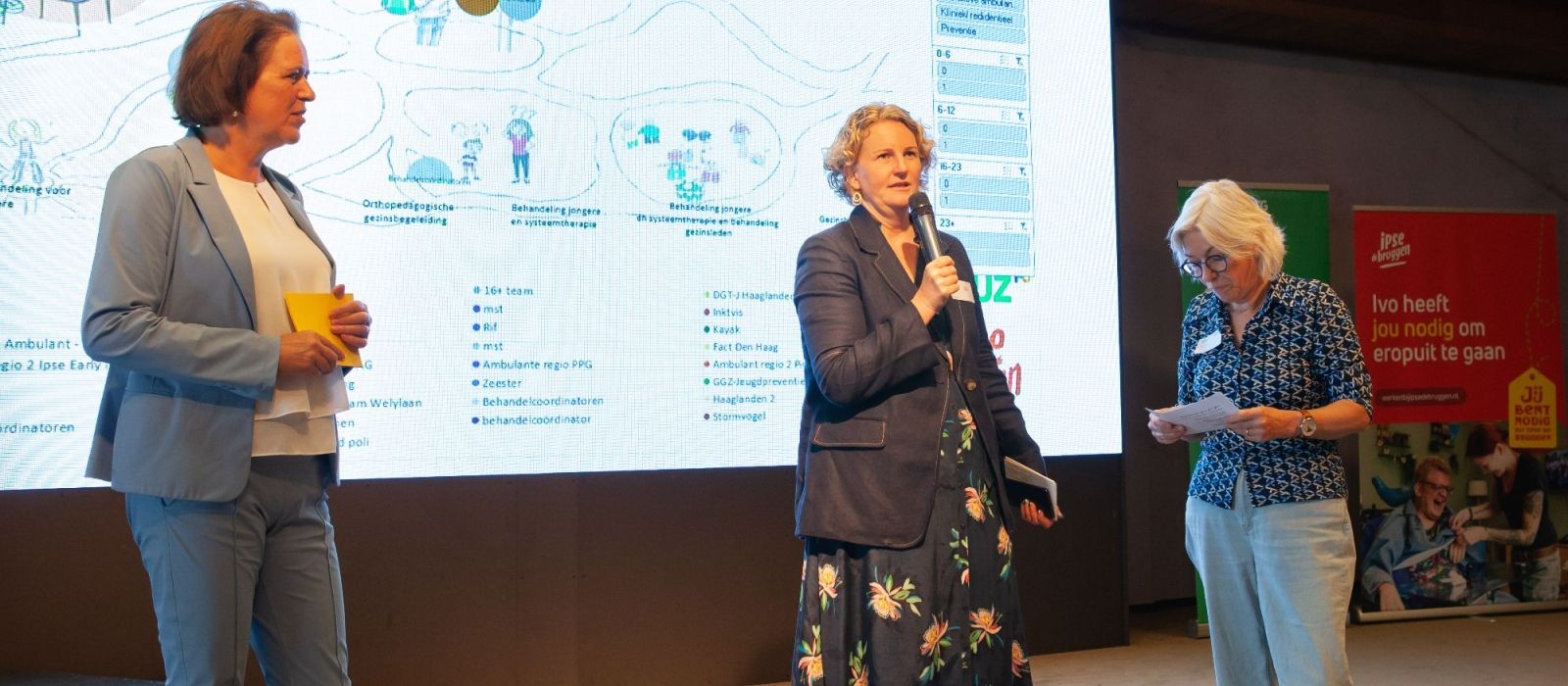 Sprekers tijdens het symposium