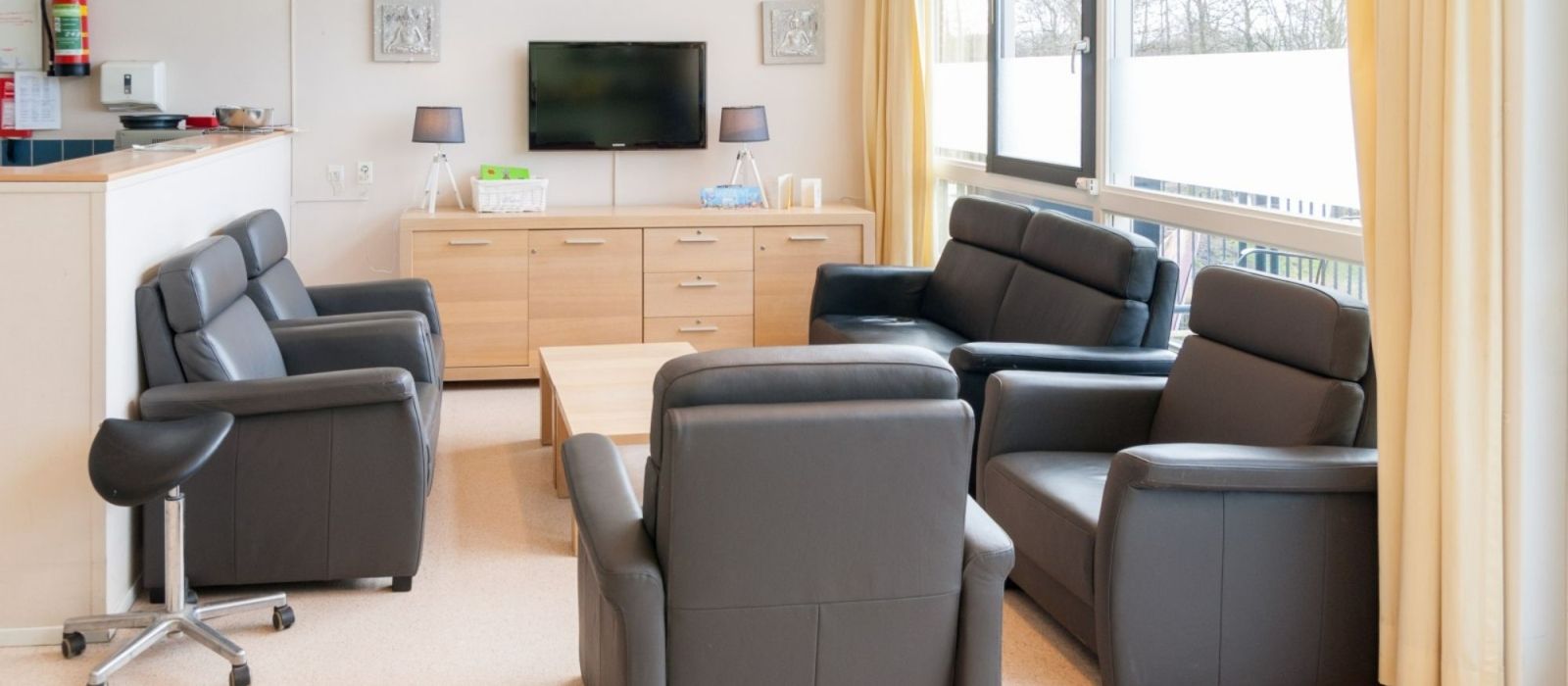 Woonkamer woonlocatie Noordeinde 1-3 in Nootdorp