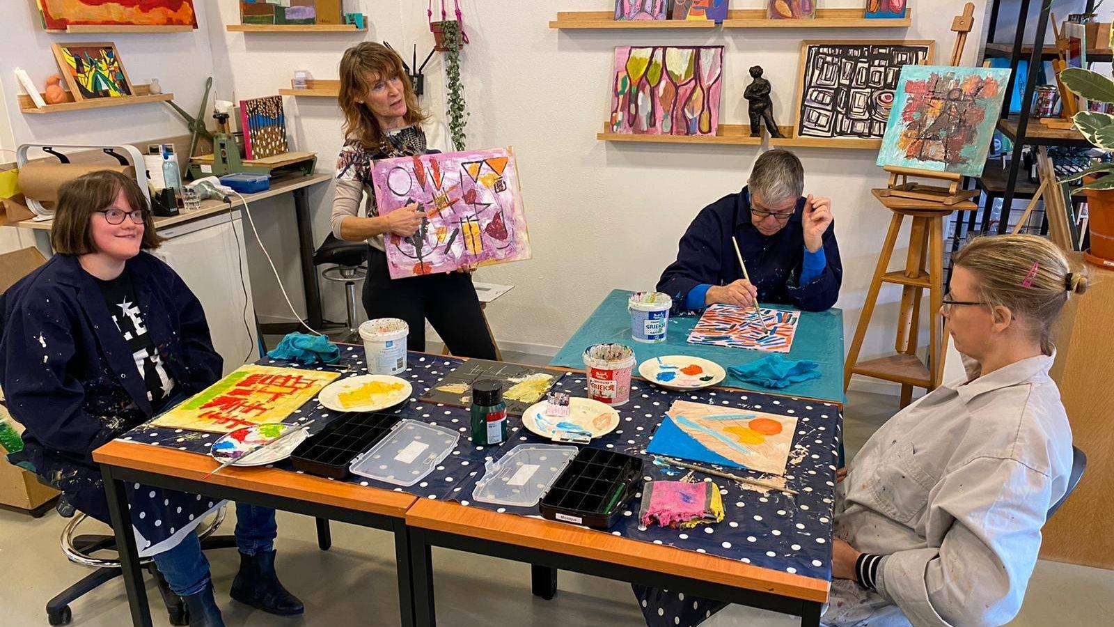 Workshop bij Atelier Verfstreken