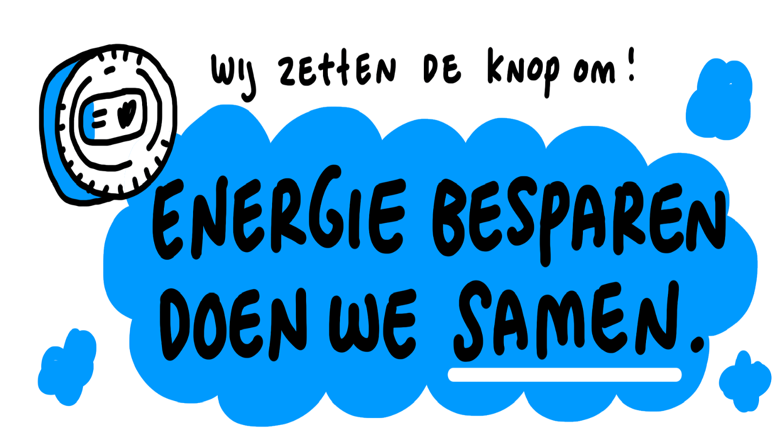 Tekst energie besparen doen we samen