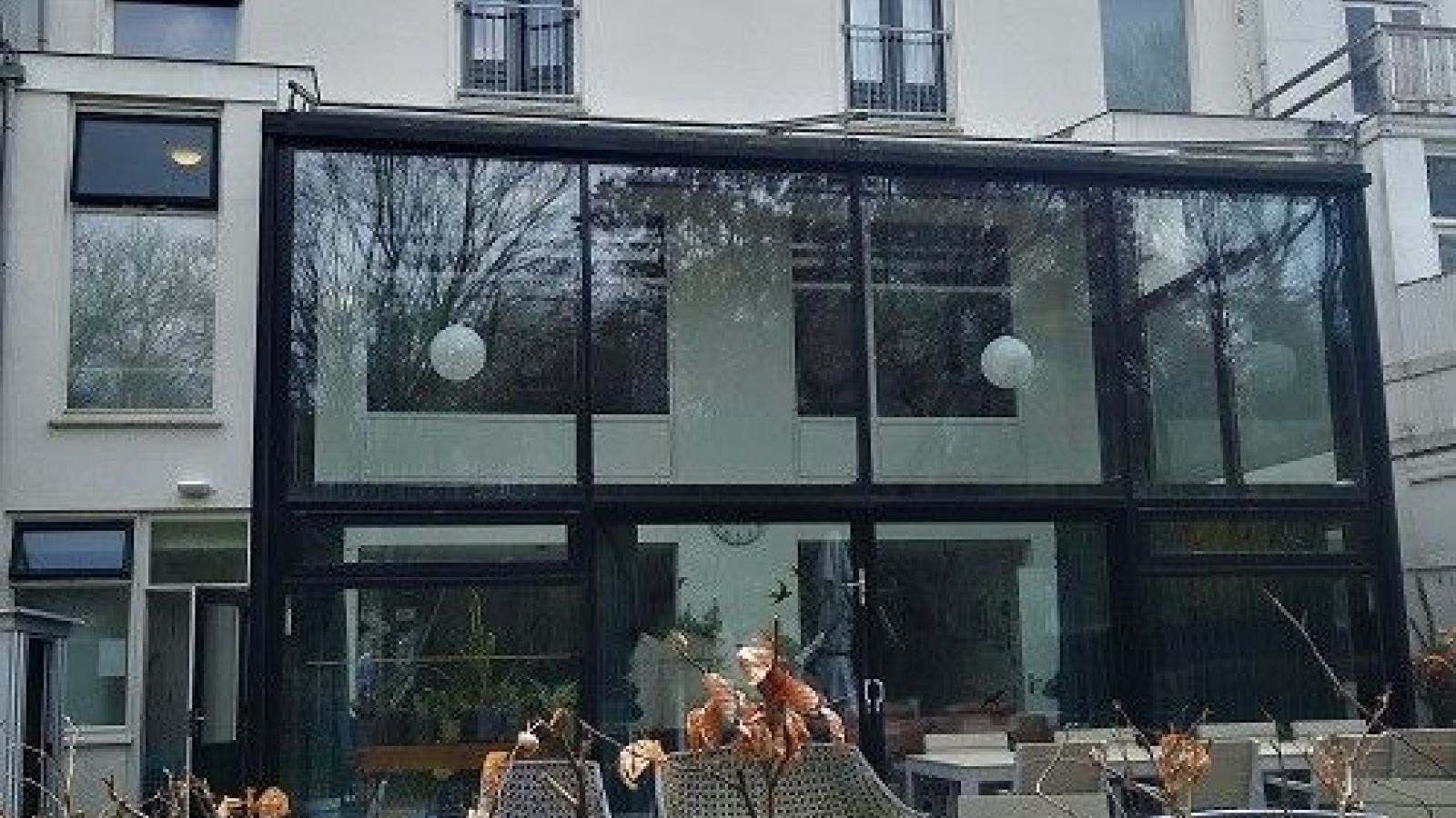 de tuin van woonlocatie Nieuwe Plantage 18-19