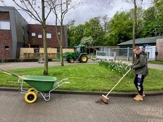 nieuwe dagbestedingsgroep Groen Werk aan het werk