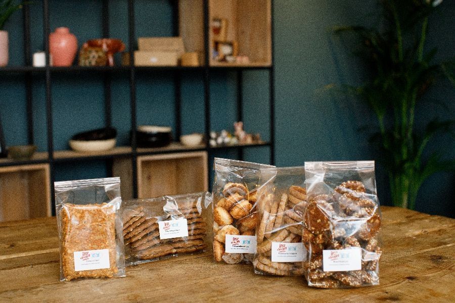 Koekjes van Zorgbakkerij Het Blauwe Hek