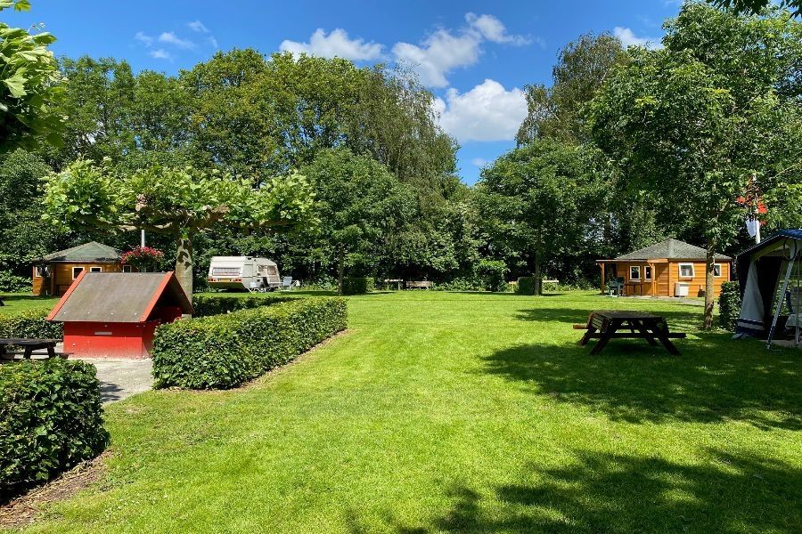zicht op camping