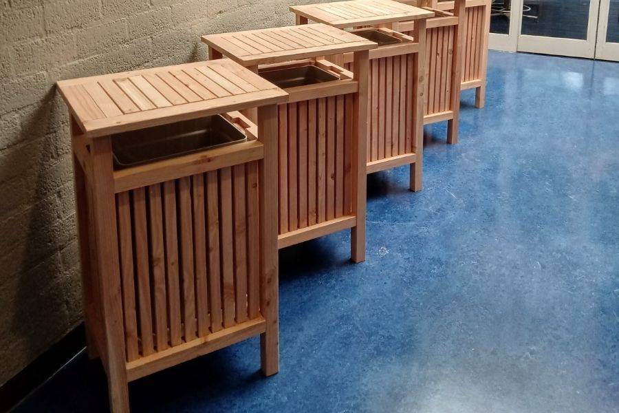 kastjes gemaakt door houtbewerking in Zwammerdam