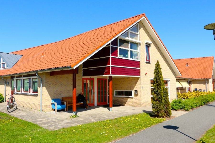 Een gebouw op landgoed Hooge Burch in Zwammerdam