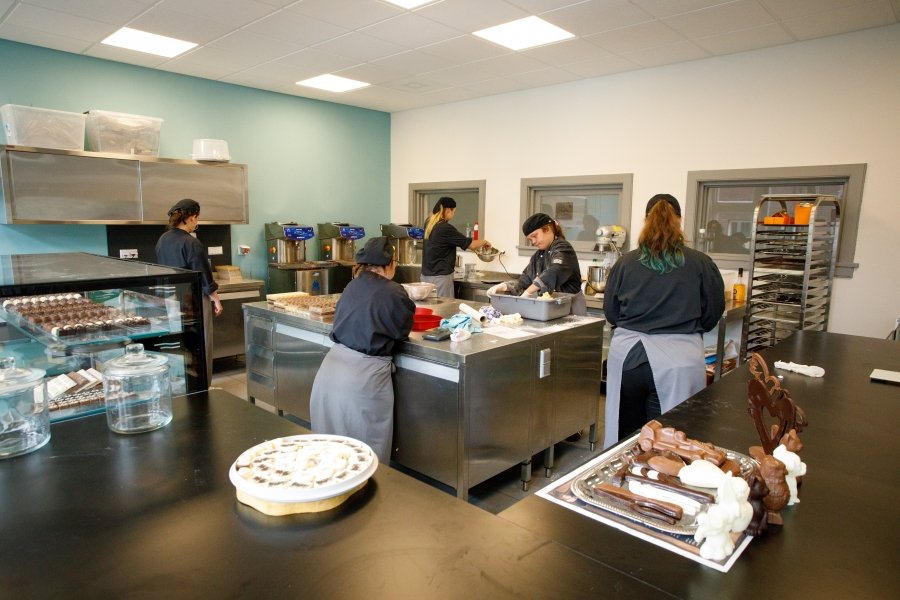 De keuken van een horecalocatie van Ipse de Bruggen