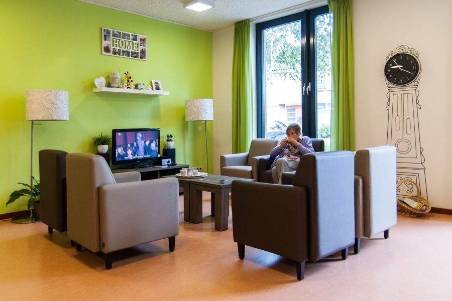 Woonkamer van woonlocatie Langeberg 28 in Zoetermeer