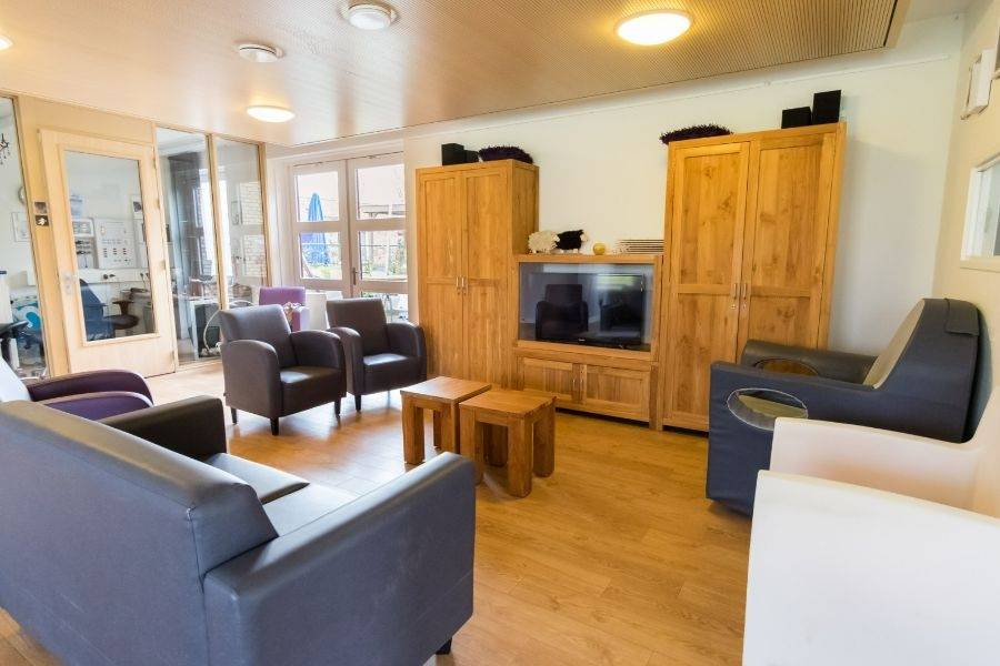 Woonkamer woonlocatie Oude Rijnlaan 22-24 in Zwammerdam
